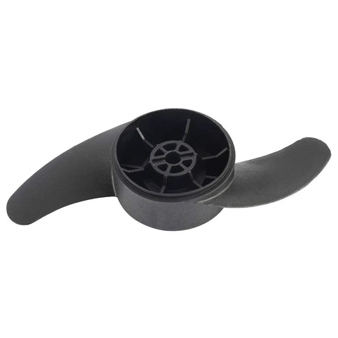 Two Blade Nylon Propeller For Electric Trolling Motor Outboard Power Prop Kit Includes Prop Pin And Nut Black Finish