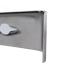 Close-up of Hardened 3Cr13 Stainless Steel Pry Bar Tool Heavy Duty Flat Claw Bar with Chisel Tips and 4 Hex Holes
