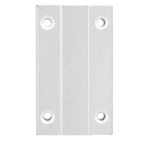 Heavy Duty 22mm Aluminum Alloy Linear Motion Ball Bearing Slide Bushing Long Rail Slide Block top view with mounting holes.