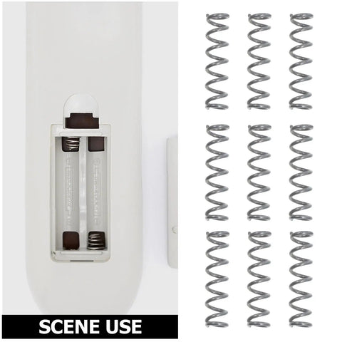10 Pack High Tensile Stainless Steel Compression Springs Assortment Kit Perfect For DIY Mechanical Mods, Small Hardware Repairs, And Precision Shock Absorption Tasks That Actually Hold Up On Your Next Build Project. 10 stainless steel springs in device use