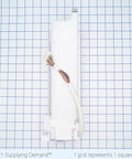 Plug-And-Play Ice Maker Assembly for Fridge Model Specific DA97-15217D DA97-15217B Replacement side view on grid background
