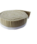 Rock Solid 70mm And 100mm Spindle Cover Brush Vacuum Collector For CNC Router Dust Shield and Chip Guard with soft bristles on a roll.