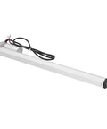 Get This Heavy Duty 30N Electric Linear Actuator With Compact Design For Boats And Industrial Machinery, Low Noise And Energy Saving Power Move For Cars At 12V DC Voltage. White compact linear actuator with motor and wiring.