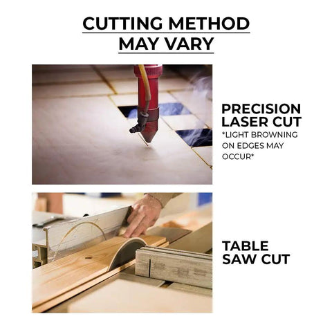 Half Inch Baltic Birch Plywood Sheets Pack Of 3 For Arts And Crafts And Do It Yourself Projects About 12 Inch Square Heavy Duty Wood laser and saw cutting process