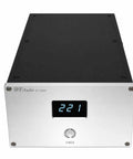 Balanced Isolation Power Conditioner And Noise Filter For Hifi Rig Setup 500 Watt Transformer with digital display and power button.