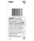 Top Shelf Heavy Duty 3V Lithium Coin Batteries 2 Pack with safety warning and barcodes on packaging.