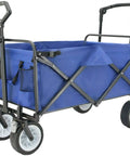 Heavy Duty Beach Trolley Foldable Cart For Beach Trips And Camping, Push Pull Rod Design, Portable Garden Transport Vehicle