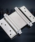 Heavy Duty Stainless Steel Double Open Spring Door Hinge 4 Inch Two Way Hinge for Counter Doors and Fence Panels