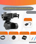 Three Axis FPV Camera Gimbal With Head Tracking And Pan Tilt Mount, C-20T Model, installation tools, lens protection parts
