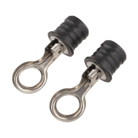 1-1/4 Inch Drainage Outlet Seal With Stainless Steel Body And Rubber Core, Leakproof Stopper for Boats and Lawn Gear