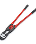 Power Link Bolt Cutter 24 Inch Heavy Duty for bolts chains wire, precision ground induction hardened blades, red handles