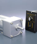 110V AC Motor With Gearbox 18K Reduction 25W Variable Speed Gear Reducer Motor 75 RPM 10mm Shaft Diameter Reversible Speed Controller Kit