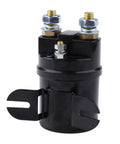 Heavy Hitter DC Contactor Normally Open Switch 100A 200A 300A High Amp Electrical Relay for Electric Trucks and Engineering Machinery, black with terminal connections.