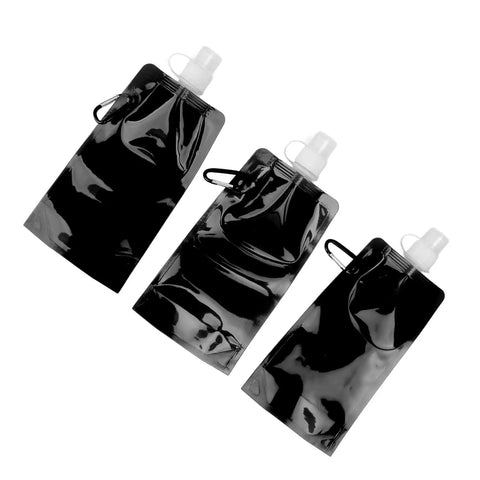 Collapsible 700ml PE soft flask for outdoor travel camping hiking eco friendly hydration on the go blue flexible lightweight bottle