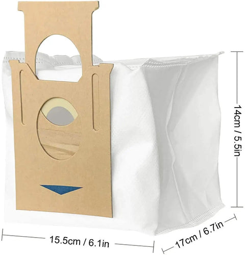 12 Pack Replacement Vacuum Filter Bags No Mess Cleanup Durable High Strength For Yeedi K781 And ECOVACS Deebot OZMO T8 AIVI T8 Max