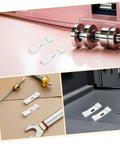 Vertical Blind Repair Kit With Metal Vane Saver Clips 24 Replacement Slats for Window Shades, easy install, shown in various settings
