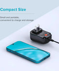 Universal AC Adapter With Do It All Voltage Options 3V 4.5V 5V 6V 7.5V 9V 12V 12W 1000mA for home electronics beside smartphone.