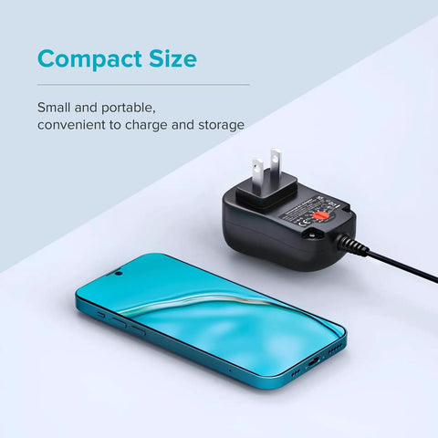 Universal AC Adapter With Do It All Voltage Options 3V 4.5V 5V 6V 7.5V 9V 12V 12W 1000mA for home electronics beside smartphone.