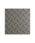 Tough As Nails Vinyl Diamond Plate Mat, Heavy Duty Non Slip Floor Runner For Garages And Workshops, oil resistant gray pattern