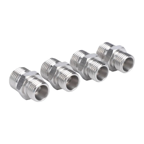 Hydraulic Fitting Adapter M14 To M16 Thread Connector For Mini Excavator Ensures Seamless Secure Connection Hydraulic Repair Work carbon steel