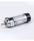 Beefy 36mm DC Gear Motor With Planetary Gearbox And Encoder 12V 24V Dual Voltage Speed Adjustable CW CCW For Robotics. 6mm shaft view.