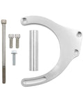 Jiawu Adjustable Alternator Bracket Low Mount Replacement For Chevy Long Kit 551496, heavy duty aluminum alloy bracket with bolts