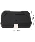 Closed durable storage case for One Quarter Inch Socket Wrench Set With Premium Steel Ratchet Beefy High Torque Performance Mechanic Grade Tool Kit.