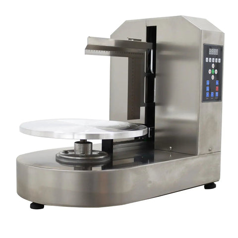 Fully Automatic Cake Decorating Machine Stainless Steel Cream Spreader For 4 To 12 Inch Cakes With Quiet Turntable 110V 300W