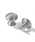 10 Pack Brushed Satin Nickel Cabinet Knobs Beefy Heavy Duty Bifold Closet Door Hardware For Cabinets Drawers Dressers Vanities