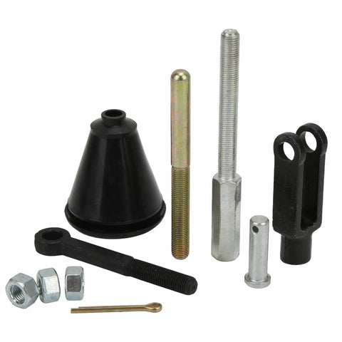 Adjustable Brake Master Cylinder Push Rod Kit With 10 Clevis Eyelet Nuts Easy Install Push Rod Assembly For Classic Cars From 1950s To 1970s Replacement Part For Hot Rods Restorations And Custom Builds, parts laid out