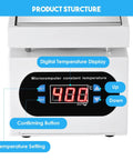 High Power Soldering Hot Plate Station 110V 350W with 100x100mm aluminum plate, digital temperature display showing 400°C