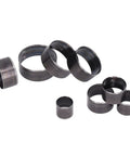 Leather Circle Cutter Set For Diy Projects 8 Piece Hollow Punch Kit 25mm To 60mm Alloy Steel Leather Cutting Dies shown in a spread