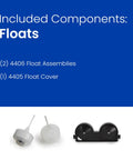 Humidifier Maintenance Kit With Water Panel And Model 45 Replacement Filter components including float assemblies and cover