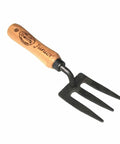 Compact 8 Inch Junior Hand Fork For Kids And Seniors Garden Tool with ash handle and boron steel tines.