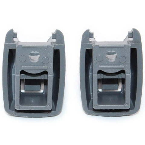 2 Pack Sun Visor Support Clip Replacement For 2007 To 2013 GM Trucks And SUVs Including Silverado Sierra Tahoe Yukon Gray Durable