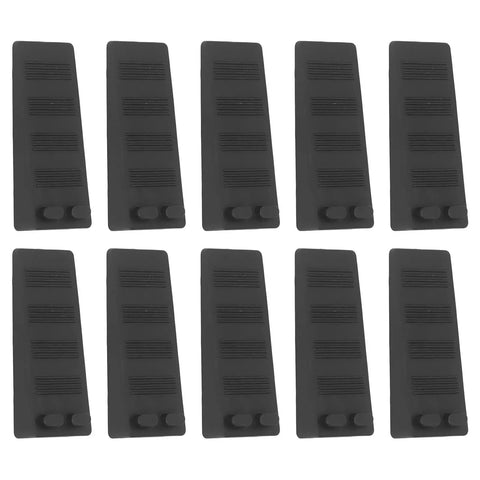 Heavy Duty Door Stopper For Hardwood Floors And Tiles, Anti Collision Rubber Floor Stopper With Non Slip Grip, set of 10