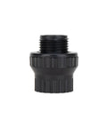 Black component of Dual Flush Pro RV Holding Tank Rinser for Camper and Travel Trailer, Pro Grade 3-Inch Gate Valve System With Reverse Flush Valve