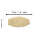 Set Of Six Top Notch Beige Travertine Marble Door Knobs And Round Cabinet Pulls For Kitchen Drawers Pantry Cupboards With Quick Swap Screws For A Totally Smooth Room Refresh Today, 2.4" x 1" size.