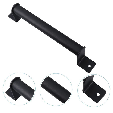 Black Cast Iron Cabinet Pulls And Handles Set For Doors Gates Fence Garage Closet Indoor Outdoor Use Rustic Tough As Nails Bar Style