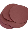 220 Grit Aluminum Oxide Sanding Discs 5 Pack With Loop Backed Design For Clean Clog Resistant Sanding On Wood Metal And Plastic