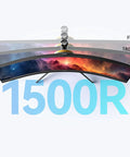 Front view of Ultrawide 45 Inch Curved Gaming Monitor with 1500R curvature showcase, ideal for immersive viewing.