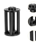 Height Extension Pole For Equatorial Telescope Mount Black 200mm Metal Construction Easy Install Astronomy Accessory