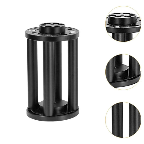 Height Extension Pole For Equatorial Telescope Mount Black 200mm Metal Construction Easy Install Astronomy Accessory