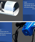 Low Noise Red Grain Suction Machine With 6m Auger Conveyor close-up of stainless steel pipe and thickened rubber wire.