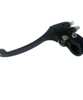 Dual Brake Lever For Cantilever Or Caliper Brakes, 129mm Handle, Fits Seven Eighths Inch Bars, Pulls Two Cables, Black Finish