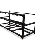 Heavy Duty 8 GPU Mining Rig Case Frame With Premium Aluminum Build Stackable Crypto Mining Enclosure For Eight Graphics Cards angled view showing structure