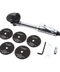 3 Inch Pneumatic Cut Off Tool For Metal Cutting And More Heavy Duty Air Cutter with 6 Die Grinder Cut Off Wheels included