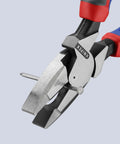 High Leverage Lineman's Pliers With New England Head And Multi Component Construction, 9-1/4 Inch Heavy Duty Electrician Tool in use