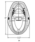 Adults Europe Size L Plus Oxygen Mask Set With 6.6 Ft Tubing And Adjustable Elastic Strap Three Pack PVC Mask dimensions