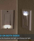 10 Pack 3 Way Wall Light Switch With Led Night Light And Built In Dusk To Dawn Sensor 15 Amp 120 277 Volt Rocker White Switch